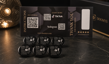 Pack 6 Doomys Social Media NFC